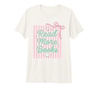 Lire Plus de Livres Rat de bibliothèque littéraire Reading Lover T-Shirt Haut de Gamme