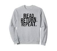 Lire. Retour. Répéter. - Histoire et principes Rat de bibliothèque Sweatshirt