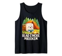 Lire S'more Livres Funny Pun Camping Nature Lover Débardeur