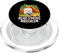 Lire S'more Livres Funny Pun Camping Nature Lover PopSockets PopGrip pour MagSafe