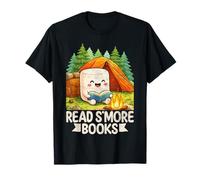 Lire S'more Livres Funny Pun Camping Nature Lover T-Shirt