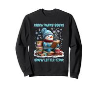 Lire Snow Tas Many Books Christmas Snow Little Time Sweatshirt