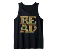 Lire Typographie Livre Design Livre Lover Creative Reading Débardeur