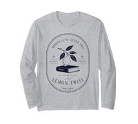 Lire Un Roman Lemon Twist Book Lover Reading Humour Manche Longue