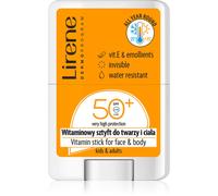 Lirene Vitamin Stick For Face&Body soin local protection solaire visage et corps SPF 50 15 g