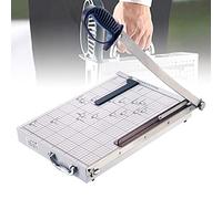 LIRHIQYGF Massicot Guillotine - Robuste pour Une découpe précise du Papier cartonné et des Photos, avec Verrouillage de sécurité