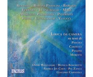 Lirica Da Camera Su Testi Di Pascoli Carducci Ti [Cd]