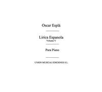 Lirica Espanola Vol.5 For Piano - BOOK