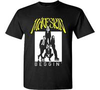 LIROHUIH T-Shirt Shirt Man maneskin Beggin 'Gift 2021 Black T-Shirts à Manches Courtes(X-Large)