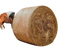 LIROPAU Filet à foin rond - Diamètre : 180 cm - Hauteur : 180 cm - Filet à nourriture à mailles serrées - Résistant à l'usure - Pour chevaux - Diamètre de la balle ronde - Dimensions des mailles : 4,5