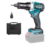 LIROPAU Pince à riveter sans fil compatible avec batterie Makita 18 V-26 V, outil de rivetage électrique sans balais avec deux modes avec tête de rivet M6 (sans batterie, sans chargeur)