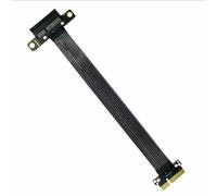 LiRRvb Câble d'extension PCIe 4X PCIE 4.0 à faible impédance circuit imprimé 8 Go/s Transfert rapide Câble flexible et pliable