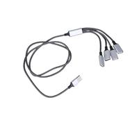 LiRRvb Câble répartiteur USB 2.0 haute vitesse pour une connexion transparente de plusieurs périphériques, adaptateur de concentrateurs USB