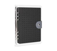 LiRRvb Élégant support robuste en feutre pour broches et épingles à épingles, organiseur de 6 pages, accessoire de rangement pour album pour afficher des épingles