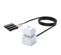 LiRRvb Extension de bouton d'alimentation pour ordinateur de bureau - Câble d'extension de changement de boîtier