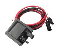 LiRRvb Kit d'entrée de câble multifonction pour panneau solaire comprenant un fil de cuivre facile à installer pour les campeurs - Design ABS étanche - Boîte de jonctions solaires en ABS