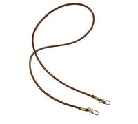 LiRRvb Sac à bandoulière en cuir synthétique avec boucle et poignée pour sac à main, ceintures, accessoires, marron, golden hook