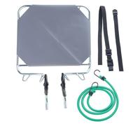LiRRvb Support de rangement pour vélo de poids - Panier en métal - Porte-bagages - Installation rapide - Support de guidon