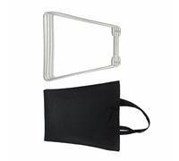 LiRRvb Support pliable pour glacières de camping, support de glace, support de rangement extérieur, support de réfrigérateur