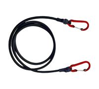 LiRRvb Tendeur en caoutchouc avec mousqueton, extenseur de corde élastique avec crochet, sangle de tension de bagage avec mousqueton, en 3 tailles de corde d'emballage pour bagages de vélo