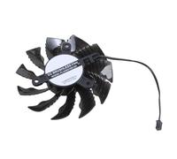 LiRRvb Ventilateur de carte vidéo 82 mm à 3 broches pour refroidissement graphique, radiateurs graphiques, installation facile pour GTX1650 SUPER ITX ventilateur de refroidissement