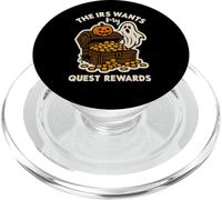 L'IRS Veut Que My Quest Rewards Soit Un mème drôle de Sorcier pour Halloween PopSockets PopGrip pour MagSafe