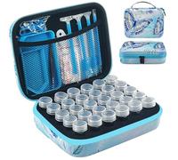 LIRUNQIU Boîtes d'accessoires de peinture diamant, kits de boîtes de rangement pour peinture diamant avec plateau à autocollants et stylo, 30 pièces