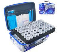 LIRUNQIU Boîtes d'accessoires pour peinture diamant, kits de boîtes de rangement pour peinture diamant de 120 pièces pour images de peinture diamant, semences, bijoux, strass, perles, artisanat DIY