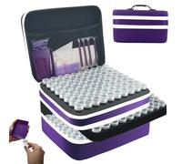 LIRUNQIU Boîtes de rangement pour peinture diamant, 240 emplacements pour accessoires et outils de peinture diamant (violet)