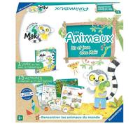 Ravensburger - Maki et la réserve Naturelle - Les Animaux du Monde - Premier Jeu de société pour Enfants - Enfant et Parents - à partir de 3 Ans - Mixte - 22355 - Version française