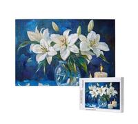 Lis Puzzle 1000 Pièces Adultes Puzzle Bougie Classique, Activite Manuelle Adulte, Puzzles de Jeu Stimulants, Puzzles Impossible, Enjoy Activités de défi Familial pour Ies Soirées de Jeu,p601t