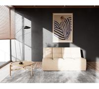 Lisa Design - Alya - canapé 2 Places en Simili, Beige