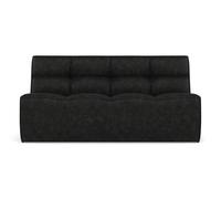 Lisa Design - Alya - canapé 2 Places en Simili, Noir