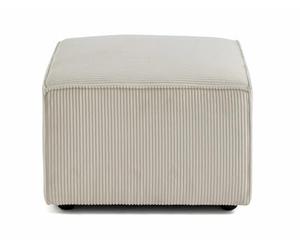 Lisa Design Arty - Pouf d'appoint - en Velours côtelé