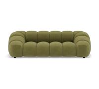 Lisa Design Ava - canapé 3 Places Bubble en Velours texturé