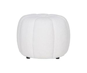 Lisa Design Helda - Pouf - en Tissu Bouclette
