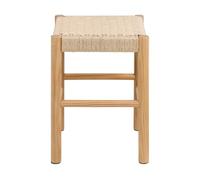 Lisa Design Liora - Tabouret en Bois de pin et Corde tressée - H 45cm