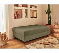 Lisa Design - Rune - Pouf modulable - en Velours côtelé, Vert