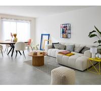 Lisa Design Ray - canapé d'angle Droit - 4 Places - en Tissu texturé
