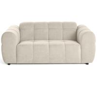 Lisa design – Canapé droit 2 places Ray en tissu texturé
