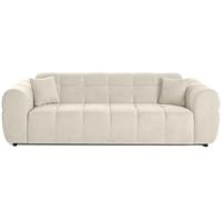Lisa Design Ray - canapé Droit 3 Places en Tissu texturé
