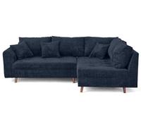 Lisa Design Rune - canapé d'angle Droit 4 Places en Velours texturé