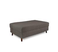 Lisa Design – Pouf modulable Rune – Velours côtelé – Gris foncé