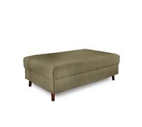 Lisa design Pouf modulable Rune en velours côtelé Vert