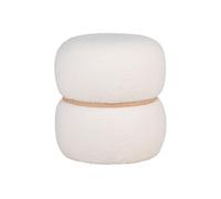 Lisa Design Sataya - Pouf - en Tissu Bouclette