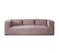 Lisa Design Stella - canapé Fixe 3 Places - en Velours côtelé - Style Contemporain