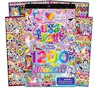 Lisa Frank 1200 Stickers Tablet Book 10 pages de stickers de collection Artisanat Scrapbooking