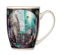 Lisa Parker Mug en porcelaine anglaise Motif Hubble Bubble Cat