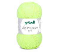 Lisa premium uni - Jaune fluo - 27 - 50g - 133m - 100% acrylique