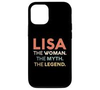 Lisa The Woman The Myth Legend Name Personnalisé Femme Coque pour iPhone 12/12 Pro